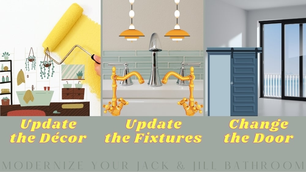 three ways to update outdated bathrooms