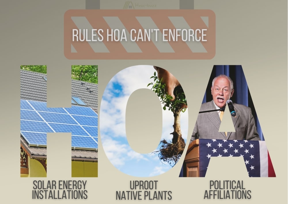 Rules the Homeowners Association (HOA) Can't Enforce: Installing Solar Energy, Uprooting Native Plants, Display of Politics