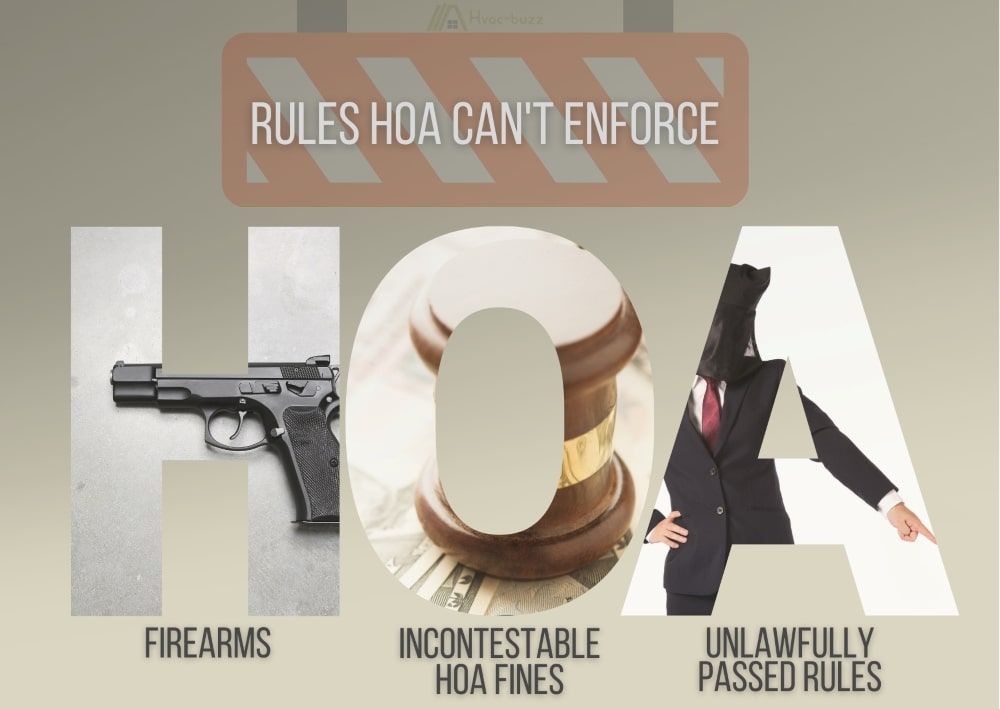Rules the Homeowners Association (HOA) Can Not Enforce: Owning Firearms, Undisputable HOA Fines, Unlawfully Passed HOA Rules