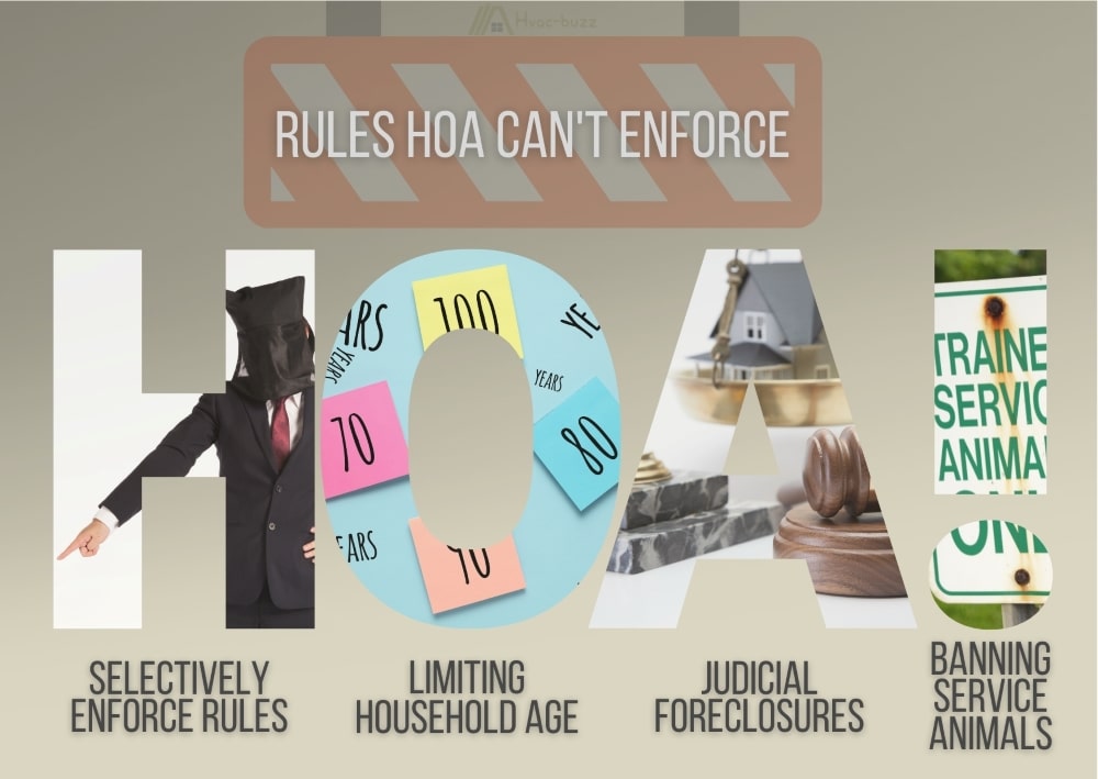 Rules the Homeowners Association Can't Enforce: Selective Rules, Judicial Foreclosures, Age Limits, Ban Service Animals