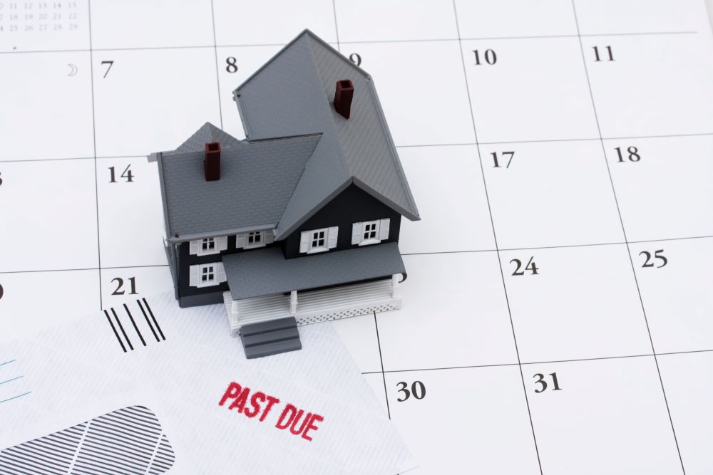 behind on your mortgage payments