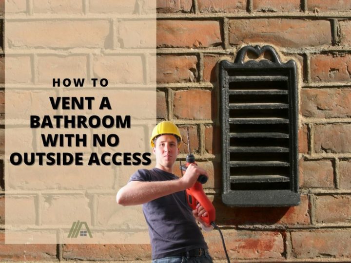 How To Vent A Bathroom With No Outside Access Hvac Buzz - Install Bathroom Vent Through Brick Wall