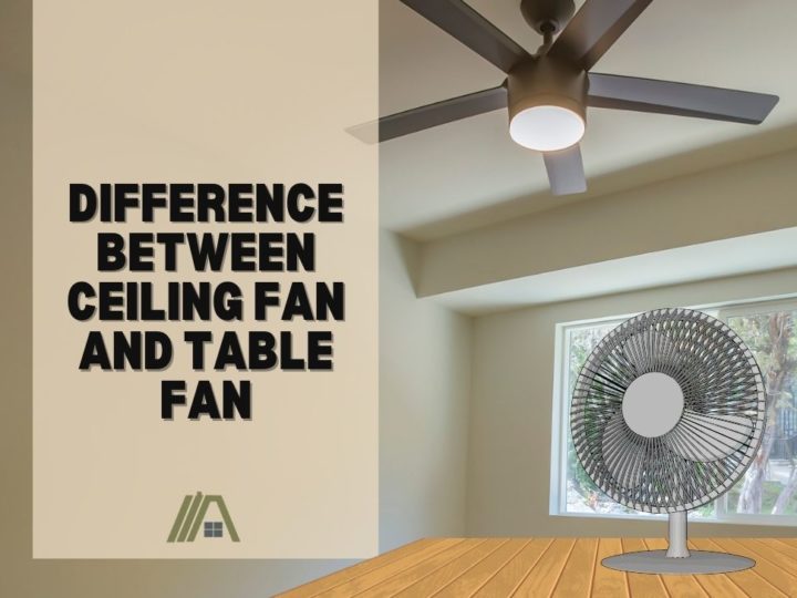 Difference Between Ceiling Fan and Table Fan