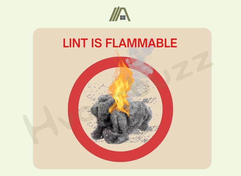Lint is flammable