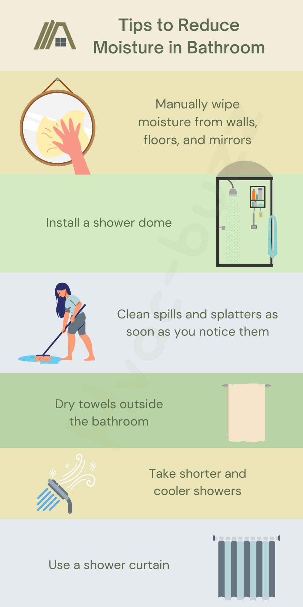 Tips to Reduce Moisture in Bathroom