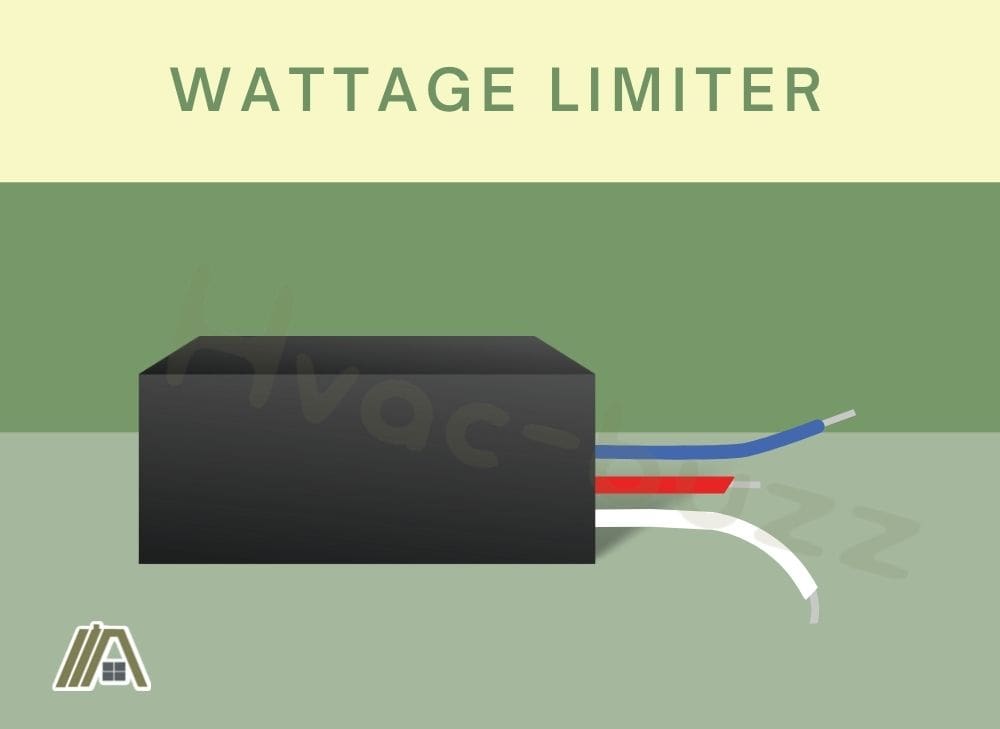 Wattage limiter for ceiling fans