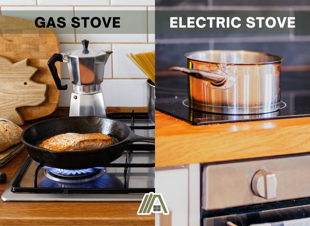 Gas stove versus electric stove