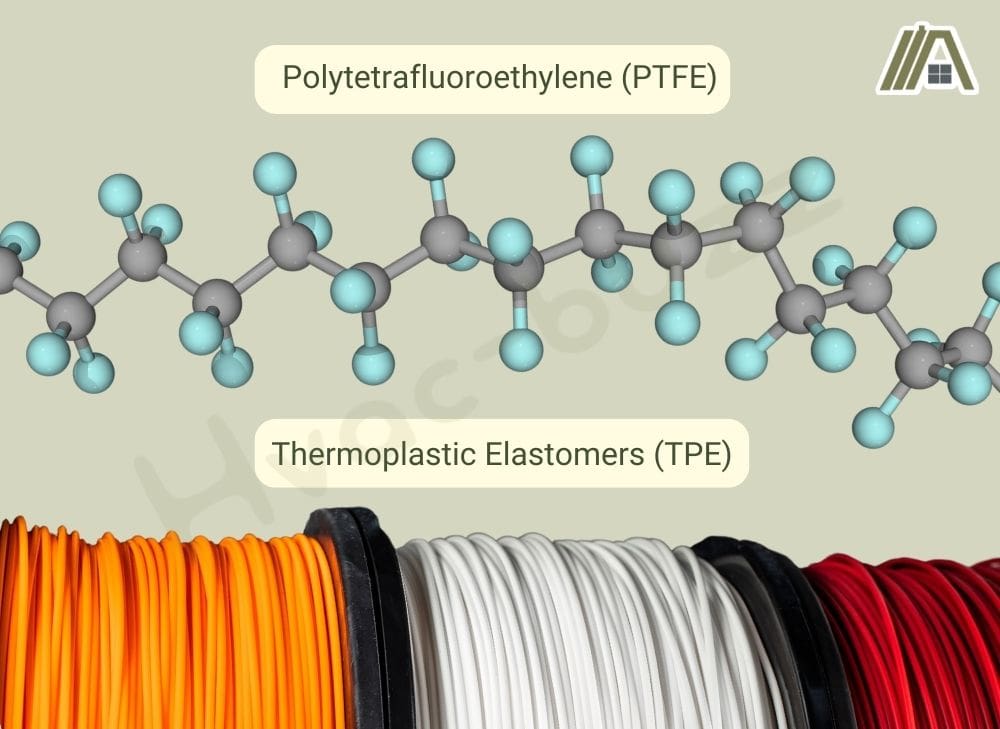 Polytetrafluoroethylene (PTFE) and Thermoplastic Elastomers (TPE)