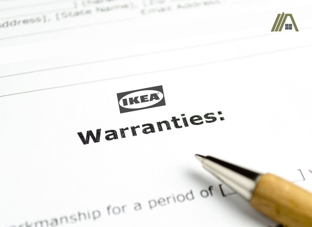 Warranty document of IKEA