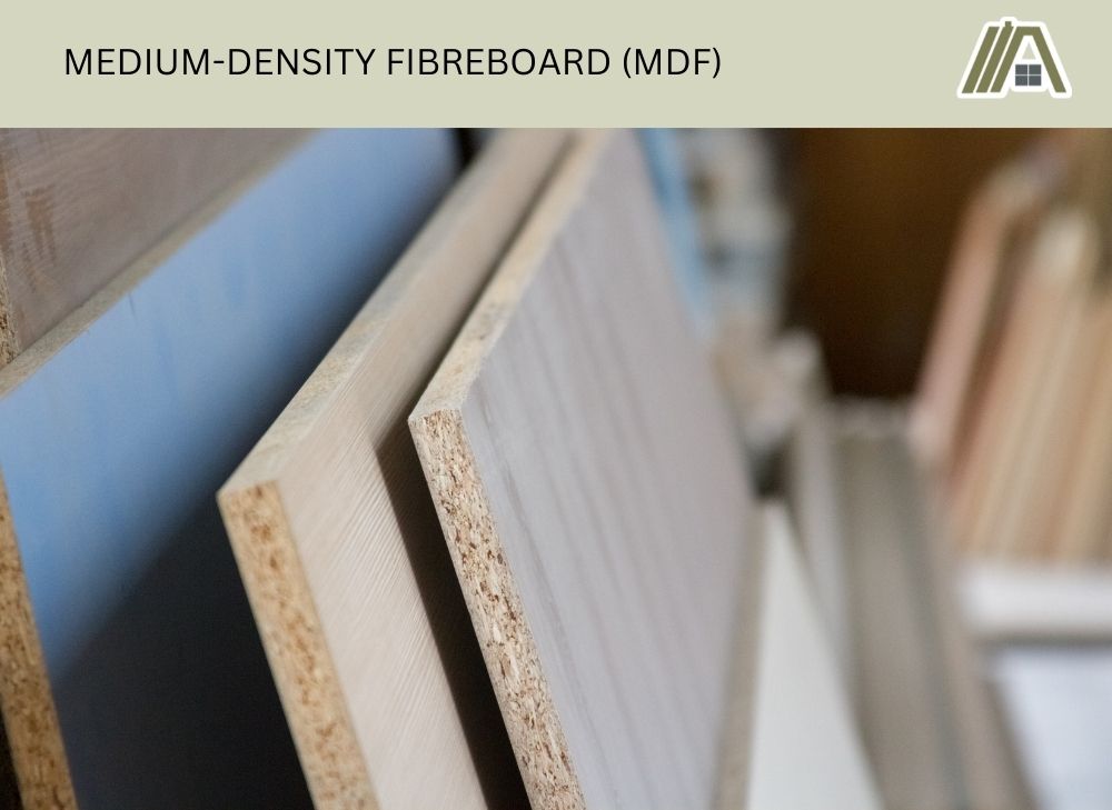 medium-density fibreboard (MDF) display