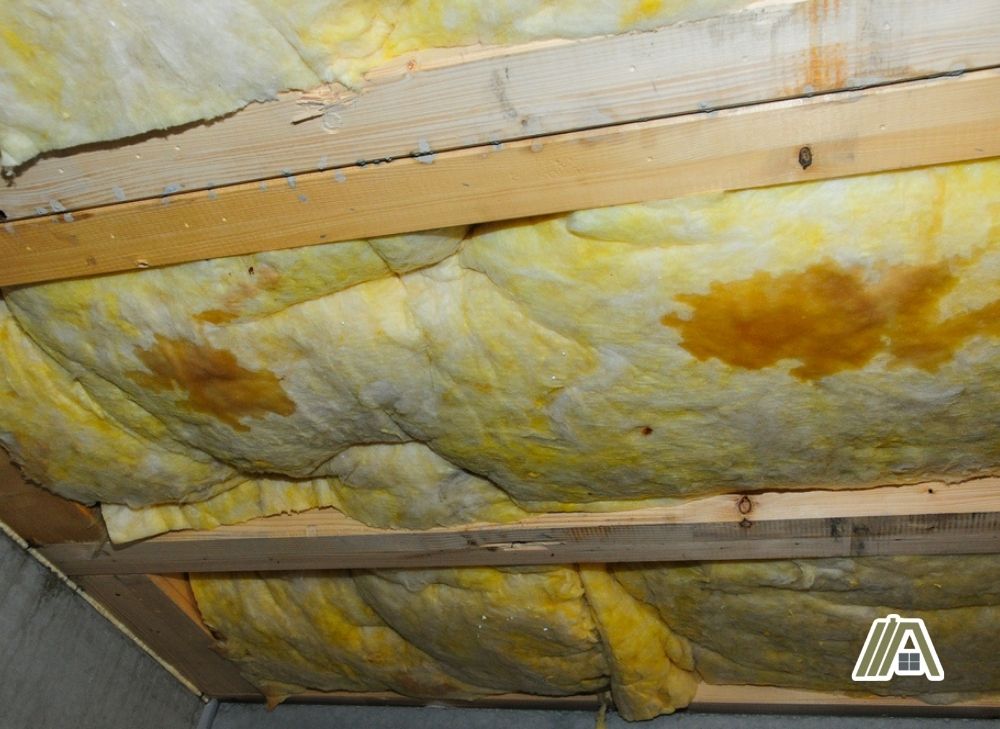 Wet mineral wool insulation
